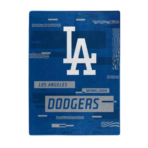 Los Angeles Dodgers 60x80 Blanket Raschel Digitize Design
