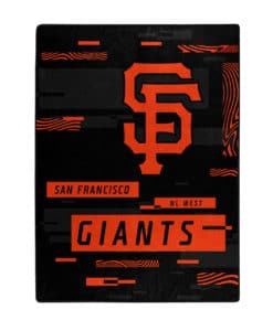 San Francisco Giants 60x80 Blanket Raschel Digitize Design