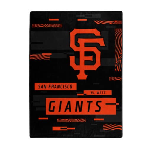 San Francisco Giants 60x80 Blanket Raschel Digitize Design