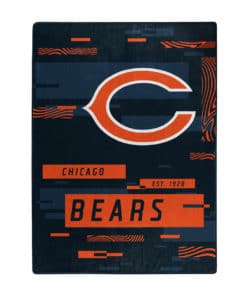 Chicago Bears 60x80 Blanket Raschel Digitize Design
