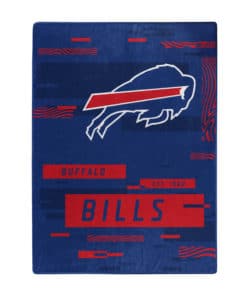 Buffalo Bills 60x80 Blanket Raschel Digitize Design