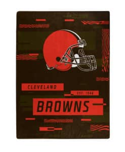 Cleveland Browns 60x80 Blanket Raschel Digitize Design
