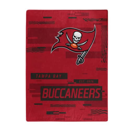 Tampa Bay Buccaneers 60x80 Blanket Raschel Digitize Design