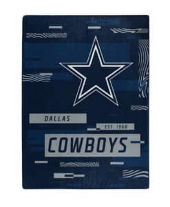 Dallas Cowboys 60x80 Blanket Raschel Digitize Design