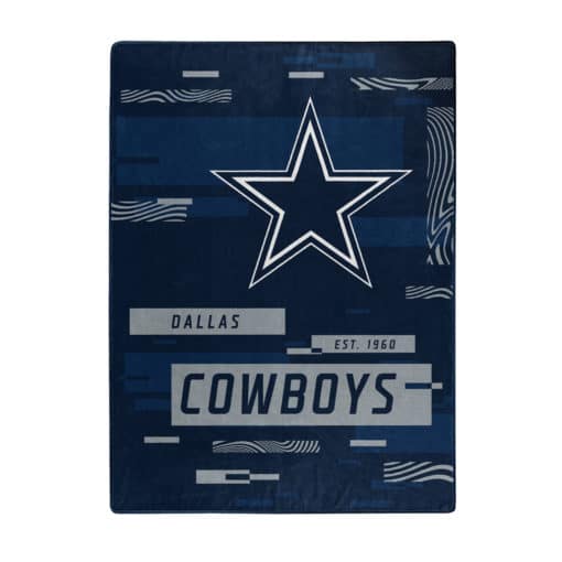 Dallas Cowboys 60x80 Blanket Raschel Digitize Design