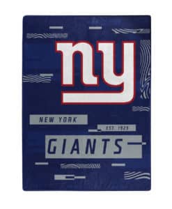New York Giants 60x80 Blanket Raschel Digitize Design