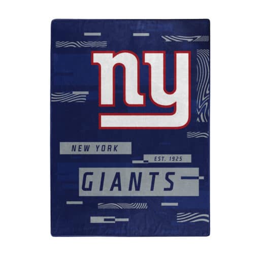 New York Giants 60x80 Blanket Raschel Digitize Design