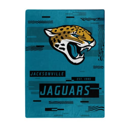Jacksonville Jaguars 60x80 Blanket Raschel Digitize Design