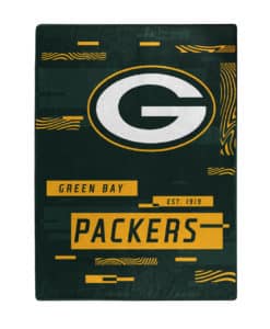 Green Bay Packers 60x80 Blanket Raschel Digitize Design