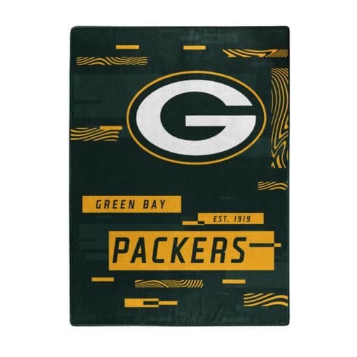 Green Bay Packers 60x80 Blanket Raschel Digitize Design