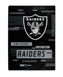 Las Vegas Raiders 60x80 Blanket Raschel Digitize Design
