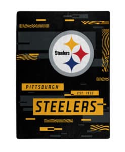 Pittsburgh Steelers 60x80 Blanket Raschel Digitize Design