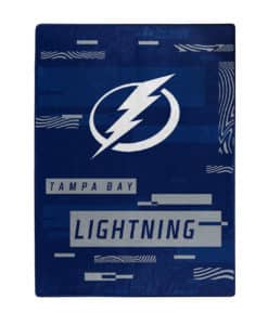 Tampa Bay Lightning 60x80 Blanket Raschel Digitize Design