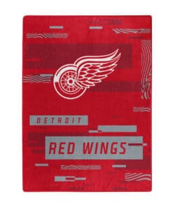 Detroit Red Wings 60x80 Blanket Raschel Digitize Design