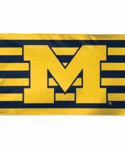 Michigan Wolverines Deluxe Stars & Stripes NCAA 3' X 5' Flag