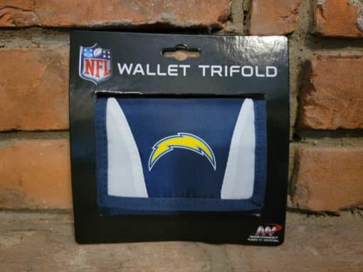Los Angeles Chargers Blue White Nylon Trifold Wallet