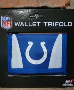 Indianapolis Colts Blue White Nylon Trifold Wallet