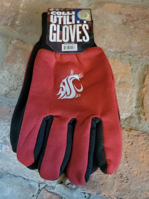 Washington State Cougars Two Tone Gloves - Adult