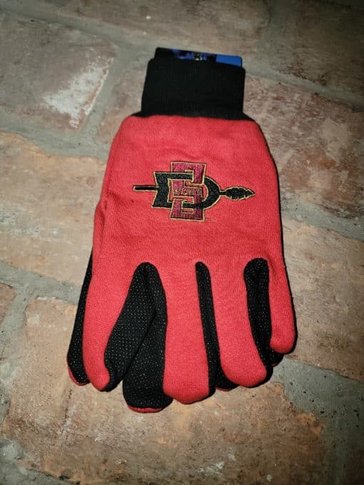 San Diego State Aztecs Two Tone Gloves - Adult
