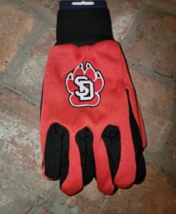 South Dakota Coyotes Two Tone Gloves - Adult