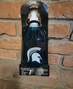 Michigan State Spartans Foldable 16 oz Water Bottle