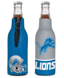 Detroit Lions Helmet & Logo Bottle Cooler Holder