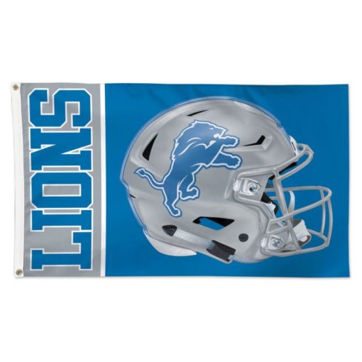 Detroit Lions Helmet 3'x5' Flag