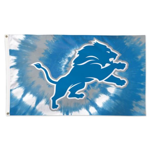 Detroit Lions 3'x5' Deluxe Tie Dye Flag