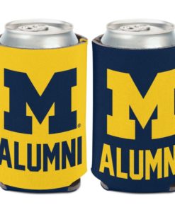 Michigan Wolverines 12 oz Alumni Can Cooler Holder