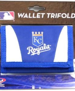 Kansas City Royals Blue Nylon Trifold Wallet