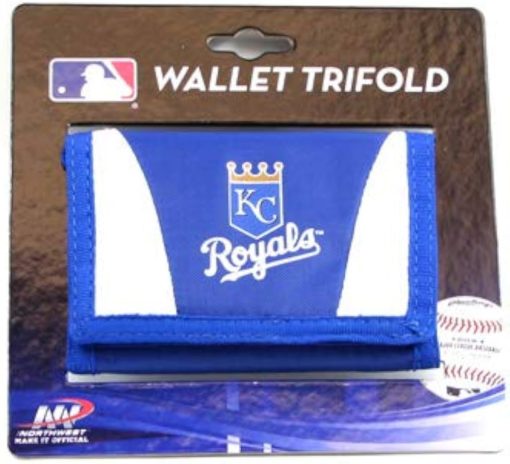 Kansas City Royals Blue Nylon Trifold Wallet