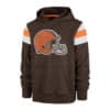 Cleveland Browns Men's 47 Brand Espresso Nico Pullover Hoodie