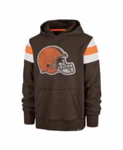 Cleveland Browns Men's 47 Brand Espresso Nico Pullover Hoodie