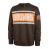 Cleveland Browns Men's 47 Brand Espresso Crew Pullover Sweatshirt