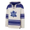 Toronto Maple Leafs Men's 47 Brand Oatmeal Pullover Jersey Hoodie