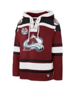 Colorado Avalanche Men's 47 Brand Burgundy Retro Freeze Pullover Jersey Hoodie