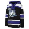 Tampa Bay Lightning Men's 47 Brand Black Vintage Retro Freeze Pullover Jersey Hoodie