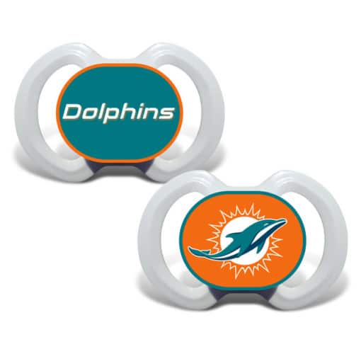 Miami Dolphins Pacifier 2 Pack