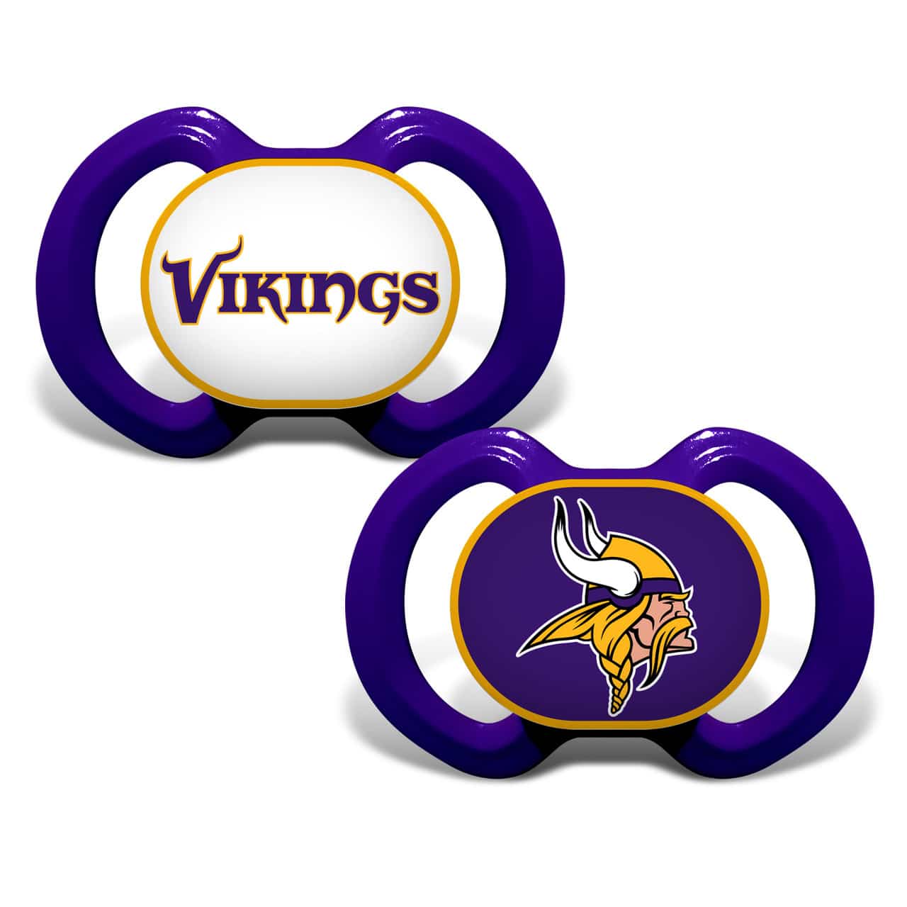 Minnesota Vikings Pacifier 2 Pack - Detroit Game Gear
