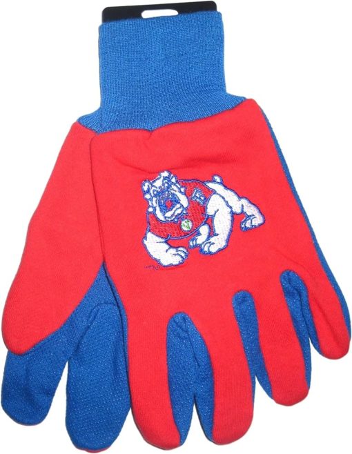 Fresno State Bulldogs Two Tone Gloves - Adult