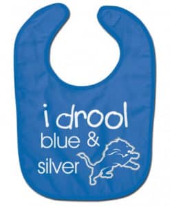 Detroit Lions Baby Bib All Pro Style I Drool Design