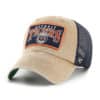 Detroit Tigers 47 Brand Cooperstown Khaki Dial Clean Up Mesh Snapback Hat