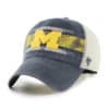Michigan Wolverines 47 Brand Interlude Vintage Navy MVP Mesh Snapback Hat