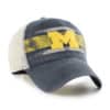 Michigan Wolverines 47 Brand Interlude Vintage Navy MVP Mesh Snapback Hat