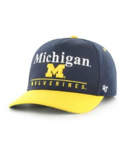 Michigan Wolverines 47 Brand Navy Super Hitch Snapback Hat