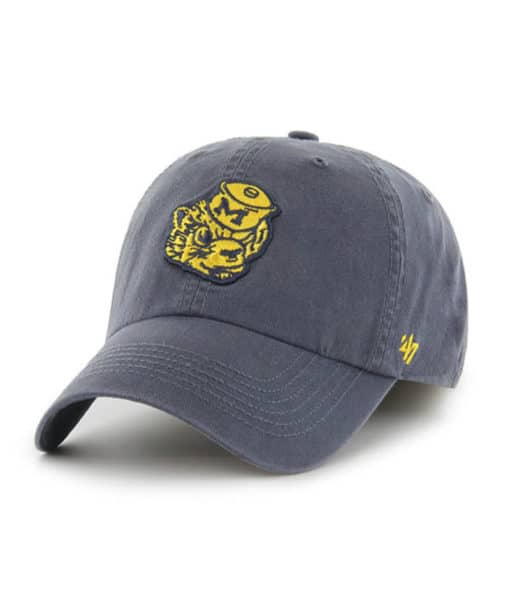 Michigan Wolverines 47 Brand Classic Vintage Navy Franchise Fitted Hat