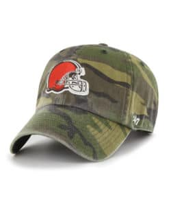 Cleveland Browns 47 Brand Green Cargo Camo Clean Up Adjustable Hat
