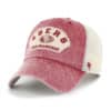 San Francisco 49ers 47 Brand Denali Razor Red Clean Up Mesh Snapback Hat