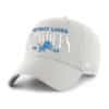 Detroit Lions 47 Brand 2023 Playoffs Gray Clean Up Adjustable Hat