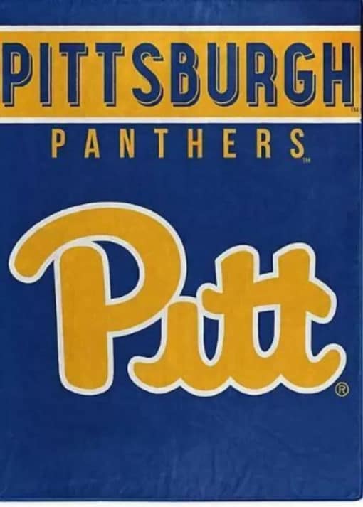 Pittsburgh Panthers 60x80 Raschel Blanket